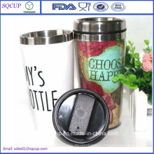 Wholesale Double Wall Insulated Starbucks Stainless Steel Coffee Thermos Travel Mug or Tumbler with Paper Insert